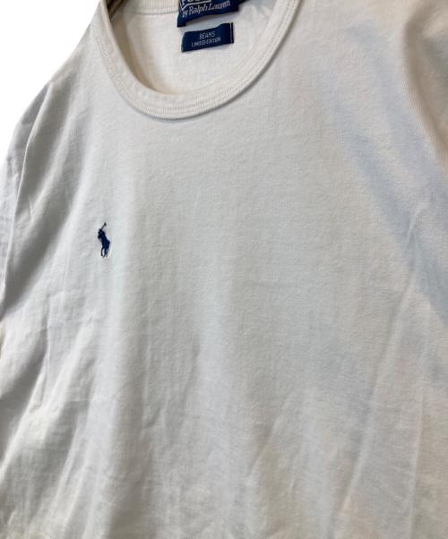 POLO RALPH LAUREN（ポロ・ラルフローレン）POLO RALPH LAUREN (ポロ・ラルフローレン) BEAMS (ビームス) Tシャツ ホワイト サイズ:Lの古着・服飾アイテム
