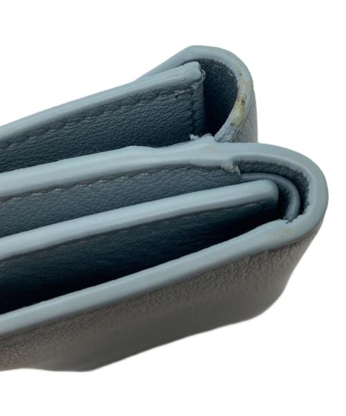 BALENCIAGA（バレンシアガ）BALENCIAGA (バレンシアガ) PAPIER MINI WALLET 391446・4005・X・532244 ブルーの古着・服飾アイテム