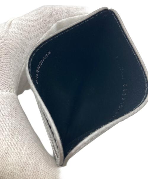 BALENCIAGA（バレンシアガ）BALENCIAGA (バレンシアガ) CASH CARD HOLDER 593812・8160・P・1317 カードケース シルバーの古着・服飾アイテム