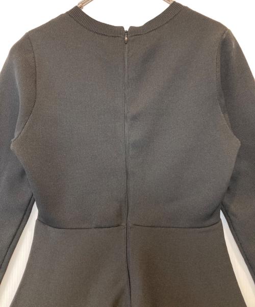 JUSGLITTY（ジャスグリッティー）JUSGLITTY (ジャスグリッティー) ニットワンピース　42467750 ブラック サイズ:1 未使用品の古着・服飾アイテム