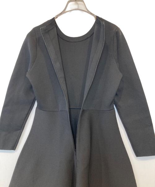 JUSGLITTY（ジャスグリッティー）JUSGLITTY (ジャスグリッティー) ニットワンピース　42467750 ブラック サイズ:1 未使用品の古着・服飾アイテム