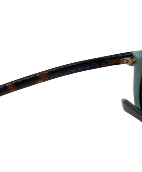 TIFFANY & Co.（ティファニー アンド コー）TIFFANY & Co. (ティファニー) サングラス　TF4157 ブラウン サイズ:SIZE 55□181 40の古着・服飾アイテム