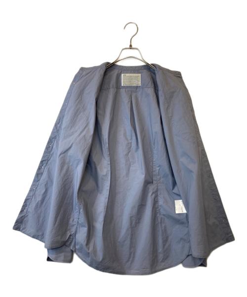 KOLOR（カラー）KOLOR (カラー) 超長綿タイプライターバンドカラーシャツ 16WCM-B03113 ブルー サイズ:2の古着・服飾アイテム