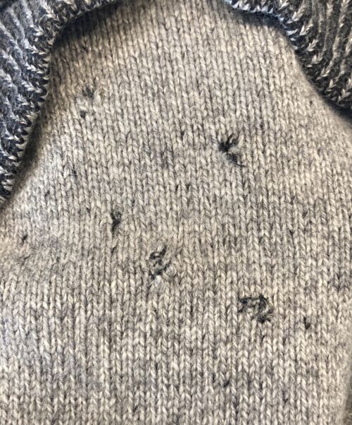 Martin Margiela 10（マルタン・マルジェラ 10）Martin Margiela 10 (マルタン・マルジェラ 10) タートルネックニット 00010/0042  30 YM037 グレー サイズ:Lの古着・服飾アイテム