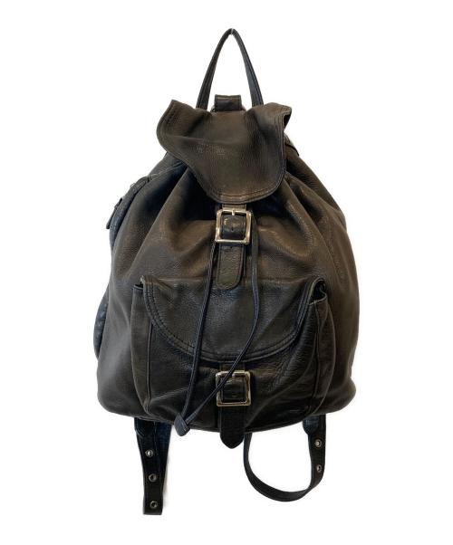 PORTER（ポーター）PORTER (ポーター) レザーミニリュック ブラックの古着・服飾アイテム