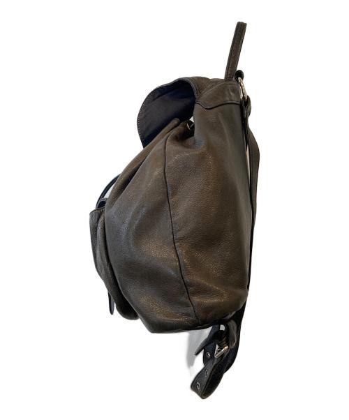 PORTER（ポーター）PORTER (ポーター) レザーミニリュック ブラックの古着・服飾アイテム