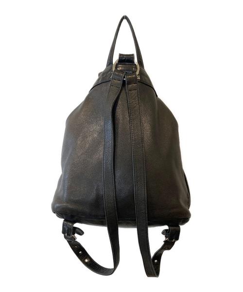 PORTER（ポーター）PORTER (ポーター) レザーミニリュック ブラックの古着・服飾アイテム