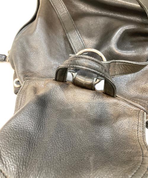 PORTER（ポーター）PORTER (ポーター) レザーミニリュック ブラックの古着・服飾アイテム