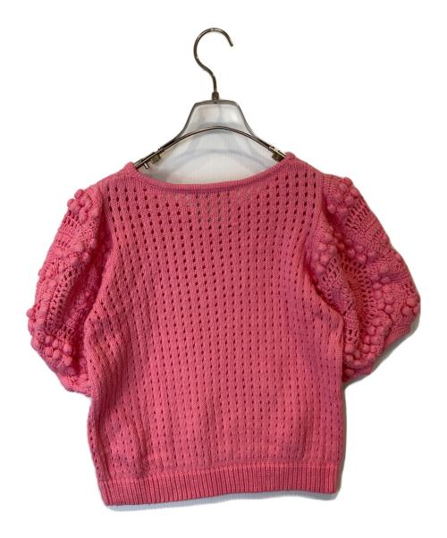 STELLA PARDO（ステラ パルド）STELLA PARDO (ステラ パルド) ハーフスリーブコットンニット　3510800211 ピンク サイズ:XSの古着・服飾アイテム