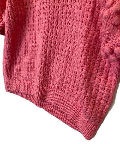 STELLA PARDO（ステラ パルド）STELLA PARDO (ステラ パルド) ハーフスリーブコットンニット　3510800211 ピンク サイズ:XSの古着・服飾アイテム