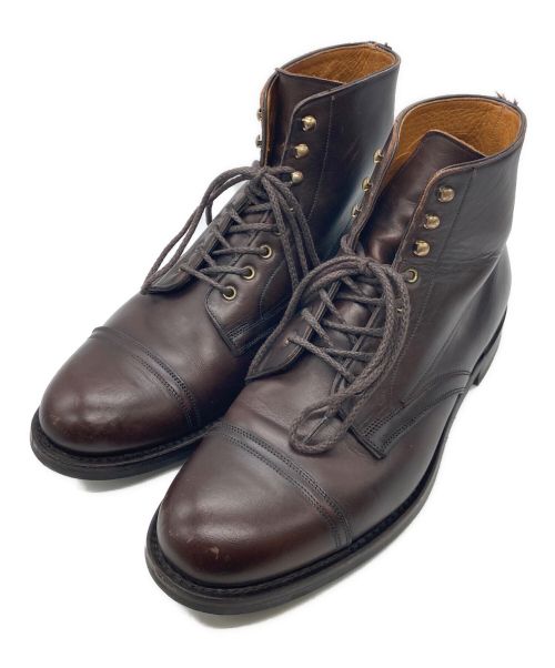 RRL（ダブルアールエル）RRL (ダブルアールエル) Livingstone レザーブーツ ブラウン サイズ:不明の古着・服飾アイテム