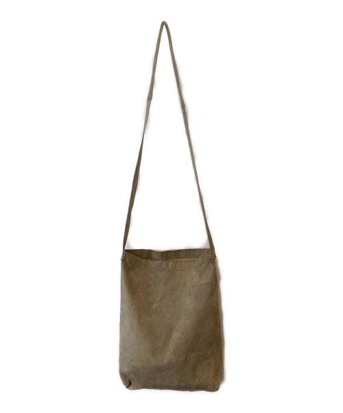 HENDER SCHEME（エンダースキーマ）HENDER SCHEME (エンダースキーマ) ピッグスウェードショルダーバッグ カーキ サイズ:記載なしの古着・服飾アイテム