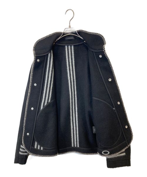 3MAN（スリーマン）3MAN (スリーマン) ブランケットジャケット ブラック サイズ:Sの古着・服飾アイテム