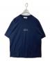 UNIVERSAL PRODUCTS.（ユニバーサルプロダクツ）の古着「UP + N S/S T-SHIRT 203-60111 Tシャツ」｜ネイビー