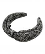 ALEXANDRE de Parisアレクサンドルドゥパリ）の古着「カチューシャ」｜ブラック×ホワイト