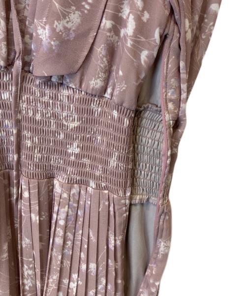 Snidel（スナイデル）Snidel (スナイデル) ウエストシャーリングプリーツワンピース SWFO244089 ベージュ サイズ:1の古着・服飾アイテム