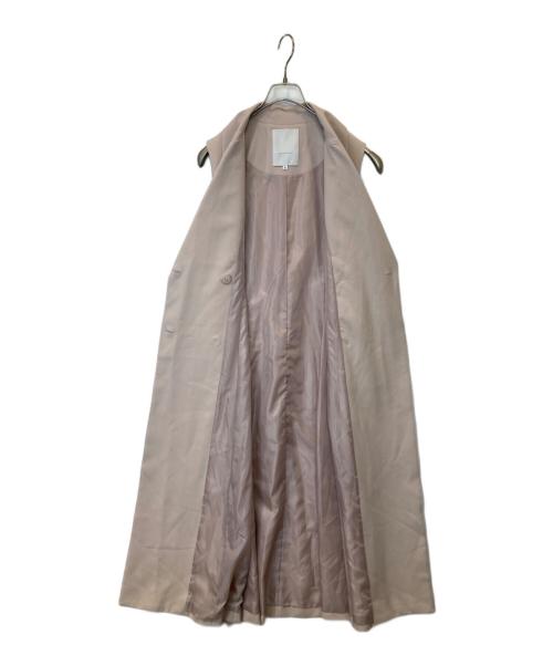 MERCURY DUO（マーキュリーデュオ）MERCURY DUO (マーキュリーデュオ) ベルト付ロングジレ ベージュ サイズ:Mの古着・服飾アイテム