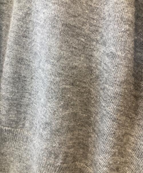 HUMAN WOMAN（ヒューマンウーマン）HUMAN WOMAN (ヒューマンウーマン) バイカラーライン天竺プルオーバー 077-4270013 グレー サイズ:Mの古着・服飾アイテム