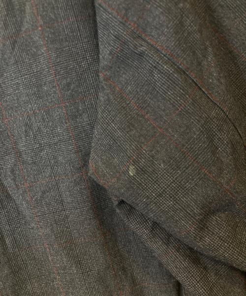 MANDO（マンドー）MANDO (マンドー) ポリエステルレーヨンジャージーグレンチェックカバーオール　9394-003 グレー サイズ:2の古着・服飾アイテム