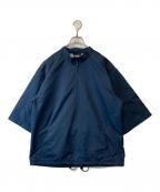 OAKLEYオークリー）の古着「00s 半袖ハーフジップジャケット」｜ネイビー