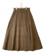 SLOBE IENAスローブ イエナ）の古着「エアリーニットスカート 24060912241040」｜ブラウン