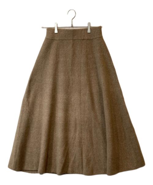 SLOBE IENA（スローブ イエナ）SLOBE IENA (スローブ イエナ) エアリーニットスカート 24060912241040 ブラウン サイズ:Freeの古着・服飾アイテム
