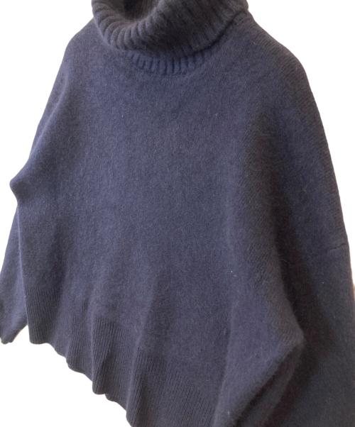 SLOBE IENA（スローブ イエナ）SLOBE IENA (スローブ イエナ) ウォッシャブルファーリーダブルフェイスタートルニット 24080912229040 ネイビー サイズ:FREEの古着・服飾アイテム