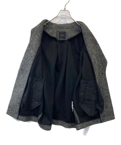 Spick and Span（スピック＆スパン）Spick and Span (スピックアンドスパン) Wスライバーヘリンボーンミドルコート　22020200205040 グレー サイズ: 36の古着・服飾アイテム