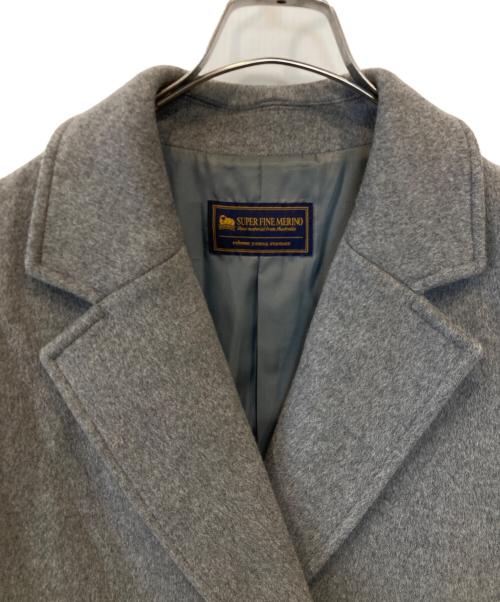 JOURNAL STANDARD relume（ジャーナルスタンダード レリューム）JOURNAL STANDARD relume (ジャーナルスタンダード レリューム) スーパーファインビーバーチェスターコート　24020462700030 グレー サイズ:38の古着・服飾アイテム