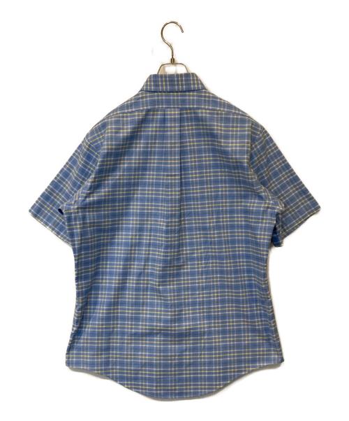 BROOKS BROTHERS（ブルックスブラザーズ）BROOKS BROTHERS (ブルックスブラザーズ) 半袖チェックシャツ ブルー サイズ:Lの古着・服飾アイテム