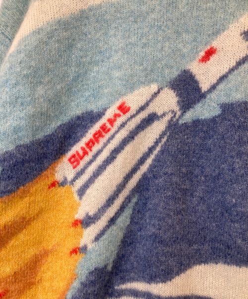 SUPREME（シュプリーム）Supreme (シュプリーム) 22AW Rocket Sweater ブルー サイズ:Lの古着・服飾アイテム