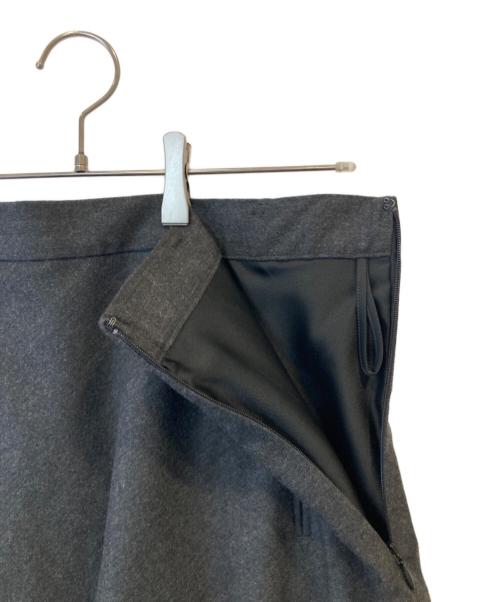 POLO RALPH LAUREN（ポロ・ラルフローレン）POLO RALPH LAUREN (ポロ・ラルフローレン) ウールフレアスカート グレーの古着・服飾アイテム