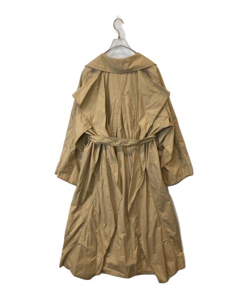 CLANE（クラネ）CLANE (クラネ) バックフリルスリーブトレンチコート　	18101-0031 ベージュ サイズ:表記なしの古着・服飾アイテム