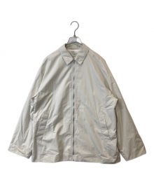 ATON（エイトン）の古着「NIDOM WEATHER ZIP-UP JACKET　ジップアップジャケット　	7031994　」｜ホワイト