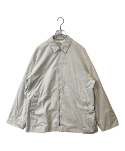 ATON（エイトン）ATON (エイトン) NIDOM WEATHER ZIP-UP JACKET　ジップアップジャケット　	7031994　 ホワイト サイズ:6の古着・服飾アイテム