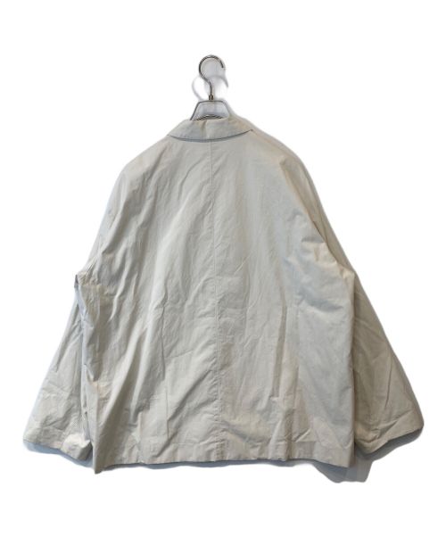 ATON（エイトン）ATON (エイトン) NIDOM WEATHER ZIP-UP JACKET　ジップアップジャケット　	7031994　 ホワイト サイズ:6の古着・服飾アイテム