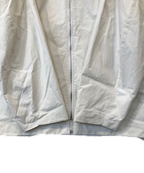 ATON（エイトン）ATON (エイトン) NIDOM WEATHER ZIP-UP JACKET　ジップアップジャケット　	7031994　 ホワイト サイズ:6の古着・服飾アイテム