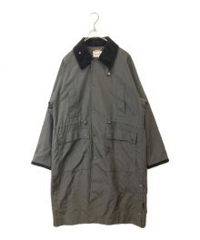 MONKEY TIME（モンキータイム）の古着「Stand Fall Collar Coats　ロングコート　8325-186-1047」｜ブラック
