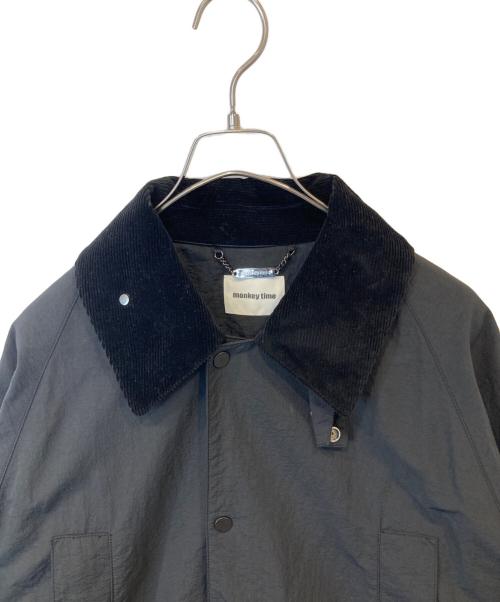 MONKEY TIME（モンキータイム）MONKEY TIME (モンキータイム) Stand Fall Collar Coats　ロングコート　8325-186-1047 ブラック サイズ:1の古着・服飾アイテム