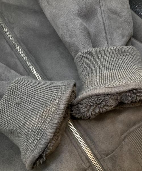 ZARA（ザラ）ZARA (ザラ) ムートンジャケット　6318/300/802 グレー サイズ:Sの古着・服飾アイテム