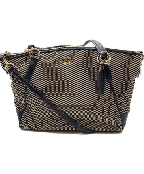 COACH（コーチ）COACH (コーチ) 2WAYバッグ F57244 ブラックの古着・服飾アイテム