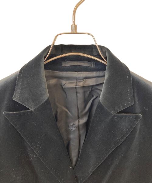 BURBERRY LONDON（バーバリーロンドン）BURBERRY LONDON (バーバリーロンドン) 2Bベロアジャケット　FC045-700-09 ブラック サイズ:38の古着・服飾アイテム