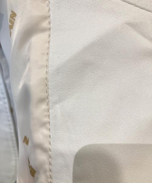 BALMAIN（バルマン）BALMAIN (バルマン) ラムレザーテーラードジャケット 1609 ホワイト サイズ:7の古着・服飾アイテム