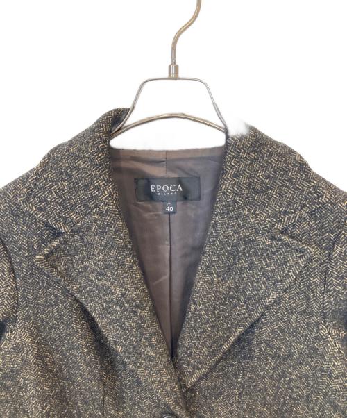 EPOCA（エポカ）EPOCA (エポカ) ツイードジャケット　KC120-807-56 ブラック サイズ:40の古着・服飾アイテム