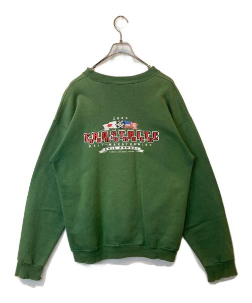 Hanes（ヘインズ）Hanes (ヘインズ) クルーネックスウェット グリーン サイズ:表示がないため不明の古着・服飾アイテム