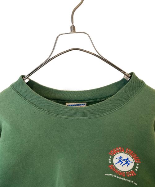 Hanes（ヘインズ）Hanes (ヘインズ) クルーネックスウェット グリーン サイズ:表示がないため不明の古着・服飾アイテム