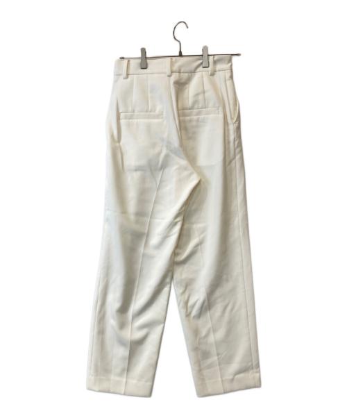 SLOBE IENA（スローブ イエナ）SLOBE IENA (スローブ イエナ) ダブルクロスセンタープレスパンツ　24030912601010 ホワイト サイズ:38の古着・服飾アイテム