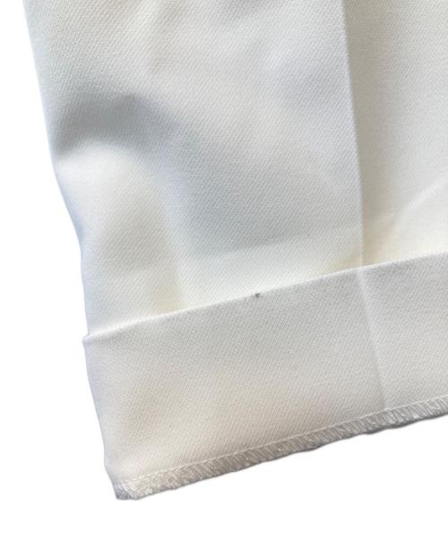 SLOBE IENA（スローブ イエナ）SLOBE IENA (スローブ イエナ) ダブルクロスセンタープレスパンツ　24030912601010 ホワイト サイズ:38の古着・服飾アイテム