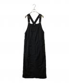 SLOBE IENAスローブ イエナ）の古着「アイラインジャンパースカート 24040912304220」｜ブラック