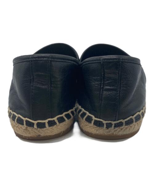 TORY BURCH（トリーバーチ）TORY BURCH (トリーバーチ) エスパドリーユ 50966 ブラック サイズ:7の古着・服飾アイテム